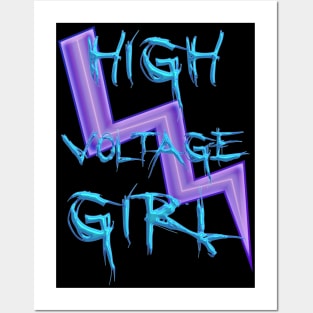 high voltage girl Posters and Art